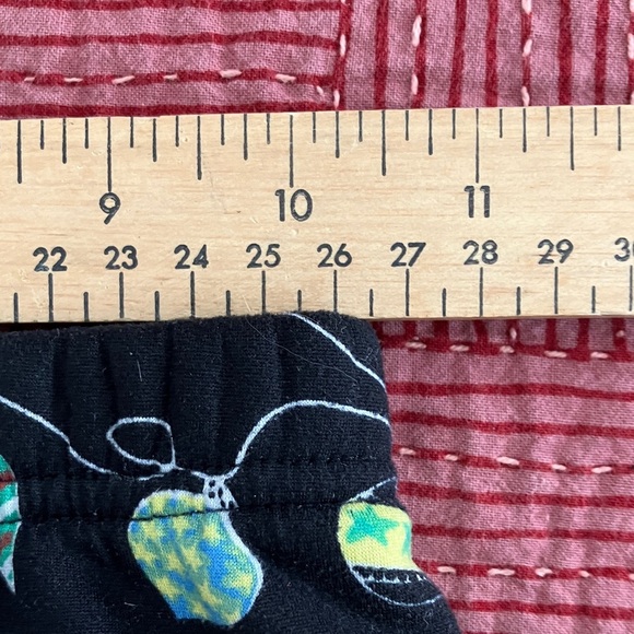 Just Cozy Womens size XS / Small thick fleece colorful festive garland Leggings - Picture 6 of 15